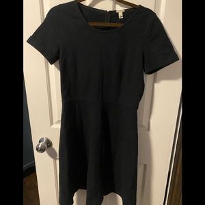 J Crew black a-line dress